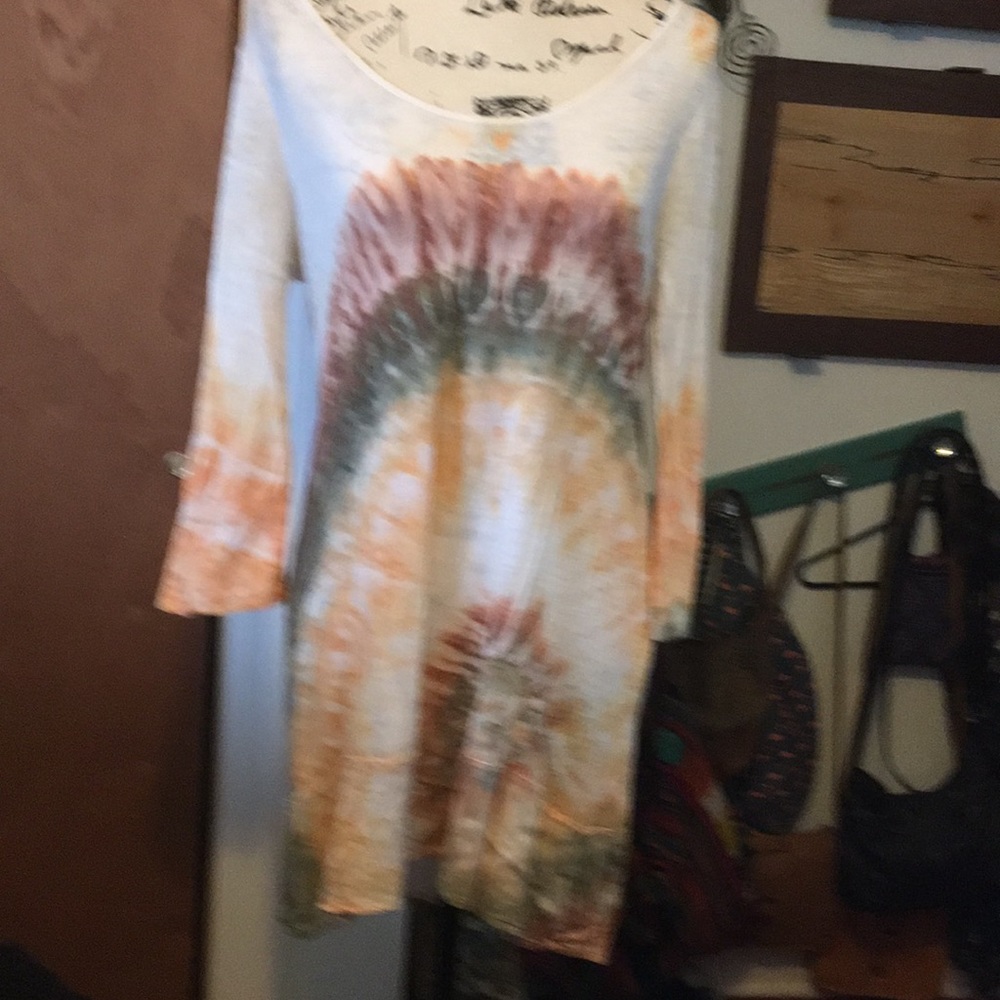 SOFT SURROUNDINGS Cotton Tie Dye Print